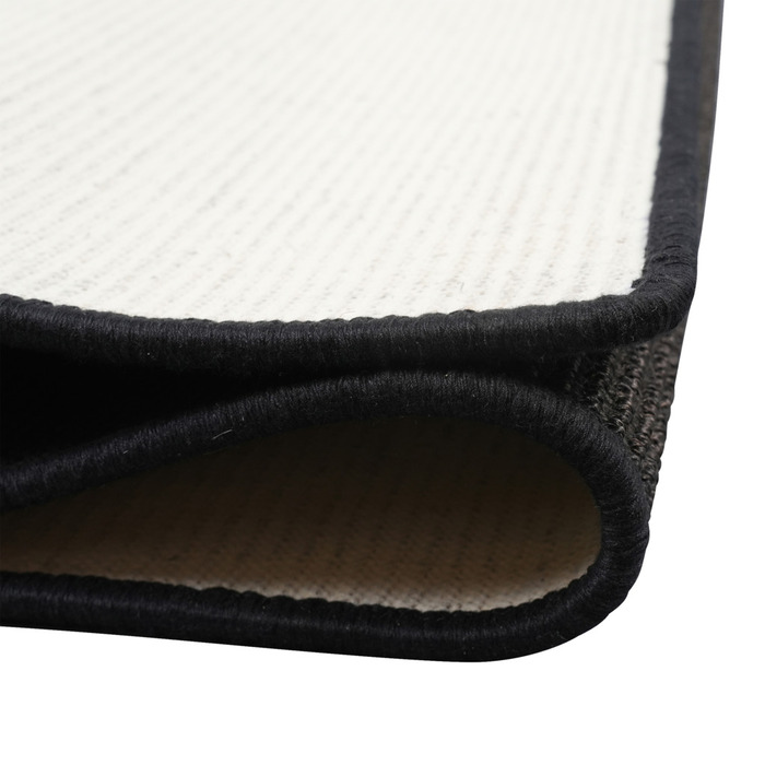 Dörrmatta Sisal Svart 70 x 140 cm 